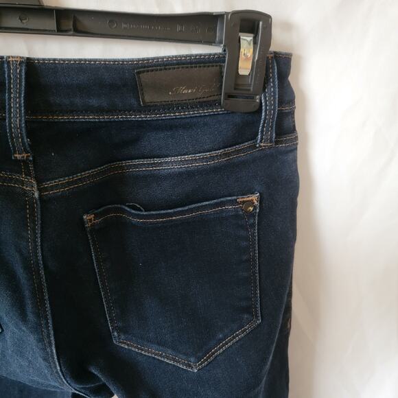 Mavi Gold Dark Wash Mid Rise Slim Stretch Ariana Classic Skinny Jeans Size 26 - Picture 6 of 11